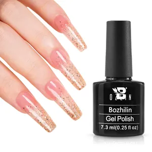 Laser Holo Gel Polish Rose Goldnails Supplies Salon smalto per unghie Gel Uv Glitter per unghie