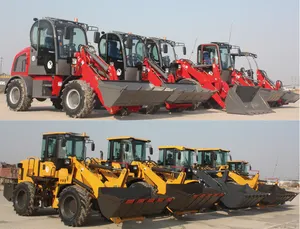 لودر أمامي صغير متعدد الوظائف يعمل بالديزل 4x4، لودر بعجلات صغير يعمل بالديزل - Product Image 6