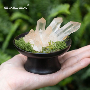 גבישים גולמיים של קוורץ לבן, נקודות קריסטל עם קצוות מחודדים, אבני קוורץ גולמיות, אשכולות קוורץ, עיצוב לבית, עשה זאת בעצמך - Product Image 4