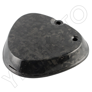 YHMOTO Couvercle latéral carré en fibre de carbone 100% forgé pour Simson S50 S51 S53 - Product Image 5
