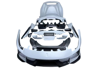 ชุดแต่งตัวถังคาร์บอนไฟเบอร์แบบแห้งเต็มรูปแบบสไตล์ Pista สำหรับ Ferrari 488 GTB Spyder F488 คุณภาพสูง ติดตั้งได้อย่างพอดี - Product Image 2