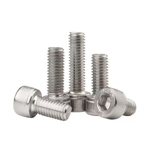 Din912 M6 * 20 Mét 304 Thép không gỉ hình lục giác ổ cắm cap vít 16 mét chiều dài allen key Bolt ô tô bu lông sản xuất đồ nội thất - Product Image 3