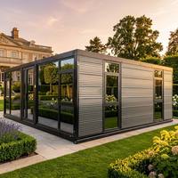 Casa Contenedor Expandible Impermeable Huaying, Diseño Moderno de Mediados de Siglo para Cocina, Dormitorio, Salón, Uso Multipropósito - Envío Gratuito