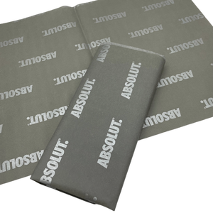 <strong>Wrapping</strong> for Packaging Clothes Customized Wholesale Custom White Logo Wrap With Printed <strong>Yellow</strong> Tissue <strong>Paper</strong> - Product Image 5
