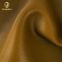 Cuir synthétique PU grainé Nappa d'agneau, doux et soyeux, pour sacs à main, chaussures, bagages et artisanat