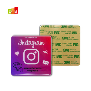 Tùy chỉnh in <span class=keywords><strong>NFC</strong></span> Google Cảm ơn bạn đánh giá Sticker <span class=keywords><strong>NFC</strong></span> WhatsApp Instagram Epoxy <span class=keywords><strong>tag</strong></span> - Product Image 3
