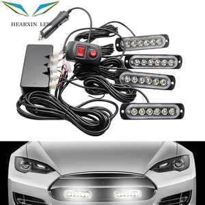 Đèn <span class=keywords><strong>LED</strong></span> Nhấp Nháy Không Dây Đèn Chớp 24LED Đèn <span class=keywords><strong>LED</strong></span> Xe Hơi Nhấp Nháy 12V Đèn Chớp Nhấp Nháy Cho Xe Tải Đèn Điốt - Product Image 1