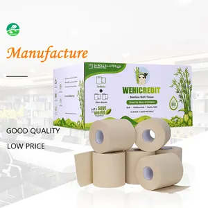 Good Quality China OEM Manufacturer Virgin Wood Bamboo Pulp Jumbo Bamboo Toilet Paper