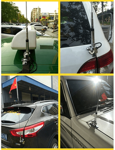 <b>Car</b> Truck Ham Two Way Amateur Mobile Radio Antenna Mount <b>Clamp</b> Bracket With 5m RG58 Cable - Product Image 5