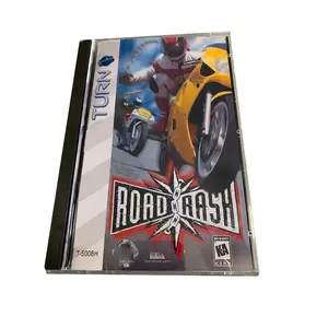 Saturn Disc Game Road Rash With Manual Unlock SS Console Game Optical Drive Retro Video Direct Reading Game