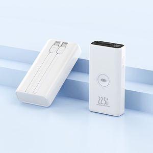 Batterie externe magnétique sans fil mini 10000 mAh avec écran LED portable et câbles intégrés, chargeur 20000 mAh - Product Image 4