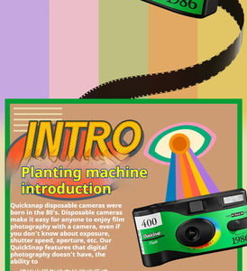 Cámara de película HiCyber portátil Vintage de un solo uso impermeable a prueba de golpes de 35mm - Product Image 3