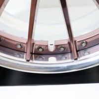 Jantes forgées sur mesure en deux parties, couleur or rose, 18, 19, 20, 21, 22, 23 pouces, jantes en alliage à fond profond pour Mercedes Benz AMG CLE W236 CLE300 CLE450
