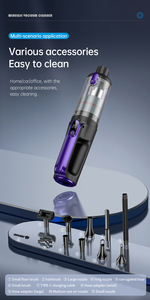 <span class=keywords><strong>Aspirateur</strong></span> de voiture portable <span class=keywords><strong>sans</strong></span> <span class=keywords><strong>fil</strong></span> à super aspiration <span class=keywords><strong>sans</strong></span> brosse avec affichage numérique Technologie ABS pour usage domestique et automobile - Product Image 5