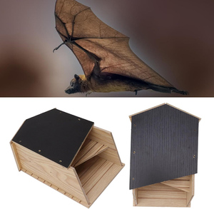 Nichoir en bois pour oiseaux sauvages - Habitat pour oiseaux mobile et écologique LONGGAO LG-BL26002 - Product Image 6