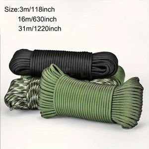 Cuerda Redonda de Nailon y Elastano en Blanco y Negro, Cuerda Elástica Redonda - Product Image 3