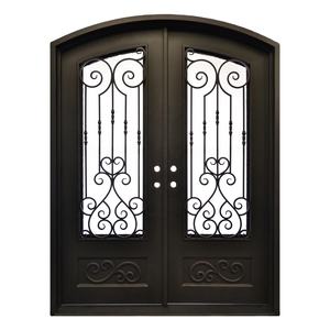 El más nuevo diseño de calidad superior puerta superior redonda Puerta de Hierro diseño de puerta de hierro - Product Image 4