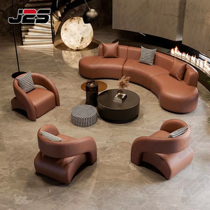 Canapé et fauteuils de salon ronds de luxe pour hall d'hôtel, restaurant et zone d'accueil - Product Image 1
