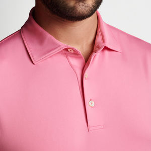 남성용 사용자 정의 로고 압축 빈 자수 특대 캐주얼 하이 퀄리티 승마 순면 200 Gsm 폴로 티셔츠 - Product Image 6