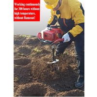 Nova tecnologia de fábrica por atacado Broca Máquina de Perfuração Manual de Gasolina 63CC Verruma de Terra