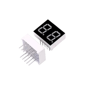 Pantalla LED de 2 Dígitos de 0.4 Pulgadas 4021, Ultra Brillante, Ánodo/Cátodo Común (CC/CA), Opciones de Color - Product Image 3