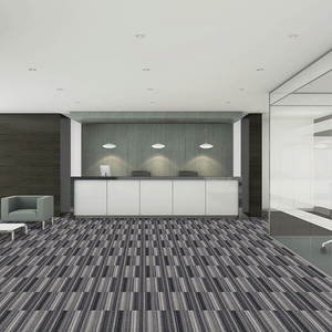 Interlock Carreaux de moquette 50x50 Prix de sol Commercial et domestique Villa Intérieur Confortable Tapis de sol Official - Product Image 3