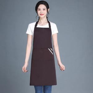 ผ้ากันเปื้อนแบบคล้องคอ โพลีเอสเตอร์ ขนาดเดียว กันน้ำ กันน้ำมัน ชุดยูนิฟอร์มร้านอาหาร บาร์ - Product Image 1