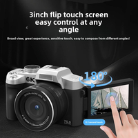 6K Ultra HD 84 Megapiksel Hassas AF Otomatik Odaklama 3.0 İnç Kapasitif Dokunmatik Ekran Profesyonel Aynasız Dijital Fotoğraf Makinesi