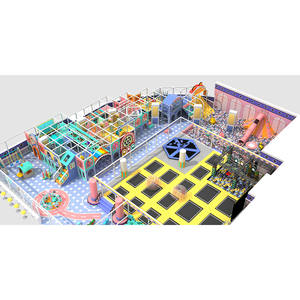 Aire de jeu souple de luxe pour les tout-petits, équipement de terrain de jeu intérieur commercial pour enfants les mieux notés - Product Image 1