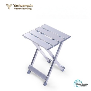 Folding <b>Stool</b> Chair Outdoor Portable Aluminum Oxford Fabric Minimalist Design Camping Use Rectangular Shape Foldable - Product Image 6