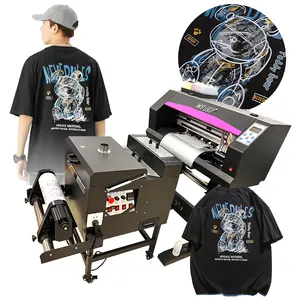 All-in-One-DTF-Drucker A3 60-cm-PET-Filmdrucker DTF-Drucker maschine für T-Shirts