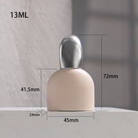2026 Neu 13ml Leere Glasflasche für Nagellack mit Schraubverschluss, Silberdeckel, Lichtschutz-Probenfläschchen NP-S33 Spray Posee Beauty