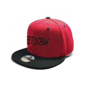 Casquettes Snapback en Coton à Visière Plate Vintage Personnalisées à 6 Panneaux, Style Hip-Hop Tendance avec Motif Original, pour Têtes Larges, Utilisation Extérieure, Unisexe - Product Image 1