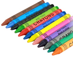 Crayons <span class=keywords><strong>de</strong></span> <span class=keywords><strong>cire</strong></span> à dessin pour artistes, 12 couleurs, non toxiques, personnalisables en gros - Product Image 4