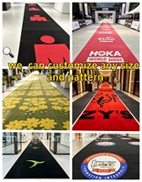 Maßgefertigter Bedruckter Teppich Personalisiertes Muster-Teppichbahn für Kino Hotel Lobby Ausstellung Event und Kommerzielle Bodendekoration