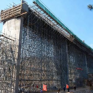 Sicherheitszertifiziertes, faltbares mobiles Stahlgerüst mit Ringschlosssystem und chinesischem Design für den Bau. - Product Image 1