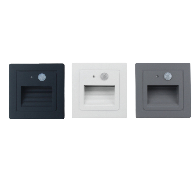 Low Price Ip65 Outdoor Stairs Wall Foot Inground Recessed Led Step Light with Motion Sensor for Cinema Stairway