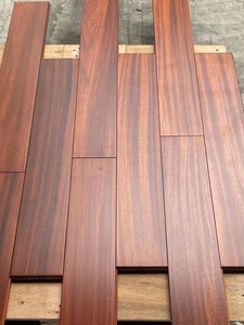 Suelo de <span class=keywords><strong>Madera</strong></span> Maciza <span class=keywords><strong>Iroko</strong></span> con Sistema de Ranura y Lengüeta, Acabado Mate, Grado Premium, Estilo Europeo, para Dormitorio y Cocina - Product Image 3