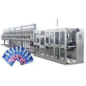 Automatic Production Line Wet Wipes Converting Disinfect Assembly Machine Single Wet Wipe Making Machine