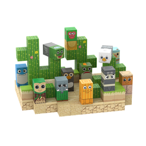 Bloques <span class=keywords><strong>de</strong></span> Construcción <span class=keywords><strong>de</strong></span> <span class=keywords><strong>Bestias</strong></span> Míticas Magnéticas |   Figuras <span class=keywords><strong>de</strong></span> Palitos, Juguetes STEM | Juguetes Shan Hai Jing para Niños y Niñas - Product Image 2