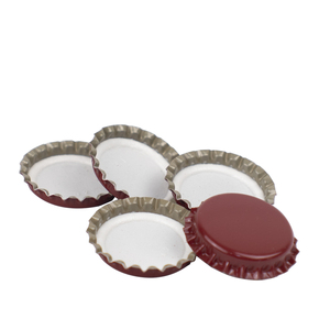 Tappatrice per Bottiglie a Leva con Colonna in Acciaio Zincato per Tappi a Corona da 26 mm, Kit per Birra Fatta in Casa da 100 Tappi - Product Image 4