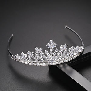 LUOTEEMI Baroque Cô Dâu Trang Phục Đám Cưới Phụ Kiện Tóc Cô Dâu Pageant Prom Công Chúa Vương Miện Vương Miện Tóc Cưới - Product Image 4