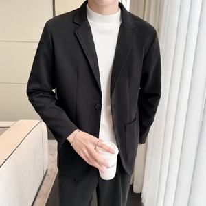 Costume en laine pour homme automne-hiver, style mature raffiné, manteau en laine épaisse pour homme, costume décontracté coréen - Product Image 4