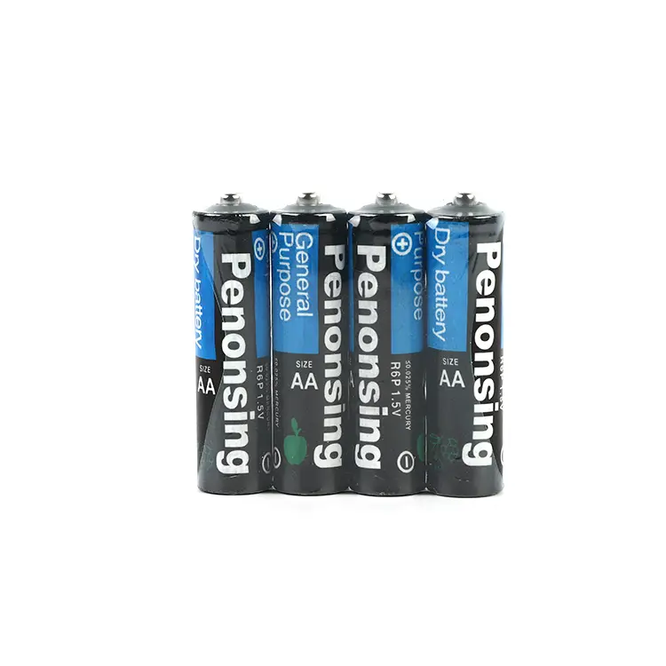 Batterie au carbone pour piles R6, cellules sèches, Aa R6 Um3, 1.5v, format Aa