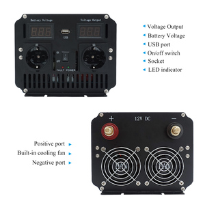 Convertisseur de puissance <span class=keywords><strong>LVYUAN</strong></span> 8000VA 4000VA DC 12V vers AC 220V 3KVA, onduleur à onde sinusoïdale pure 12V avec télécommande - Product Image 6
