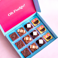 Boîte d'emballage pour desserts à emporter, pâtisseries, gâteaux, brownies