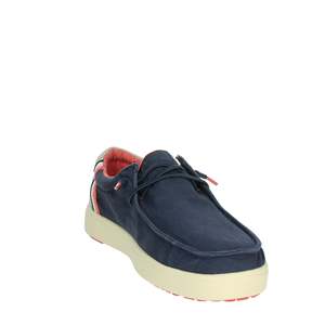 Chaussures en toile à enfiler pour homme Pitas, bleues, décontractées - Product Image 5