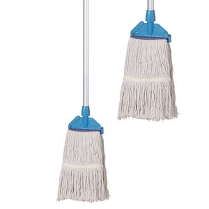 Chiffon de nettoyage mains libres, humide et sec, en pur coton absorbant, pour sols en bois, serpillière à cirer, serpillière à la mode ancienne - Product Image 3