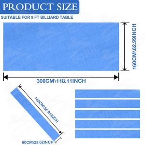 โต๊ะพู<span class=keywords><strong>ล</strong></span>สุดหรู9ft สีฟ้าอุปกรณ์เสริมสำหรับโต๊ะบิลเลียดสนุกเกอร์และบิลเลียด cpba การแข่งขันคุณภาพสูง - Product Image 2