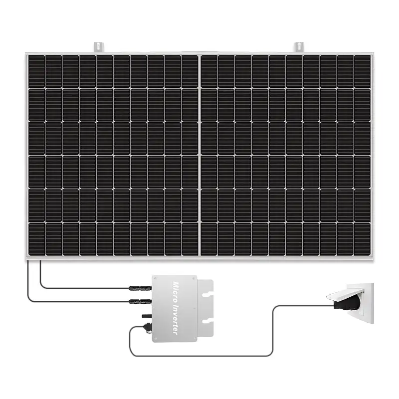 780 WP Balkonkraftwerk Solaranlage Ulica Solar Mono Hoymiles HM-1500 Black balkonkraftwerk 800 w